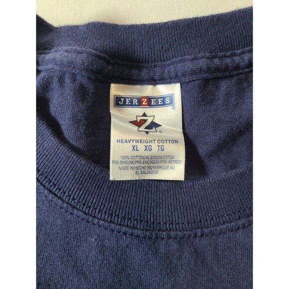 Jerzees Firefighter MDA T-Shirt XL – Blue Cotton Tee #FillTheBoot #CharityWear - Picture 3 of 5